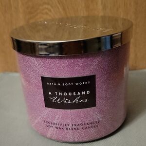 Bath & Body Works A Thousand Wishes Pink Candle